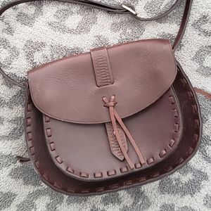Madewell leather saddle bag